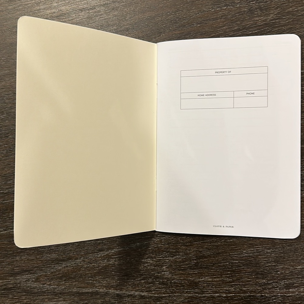 Cloth & Paper Bucket List Notebook - Picture 6 of 9